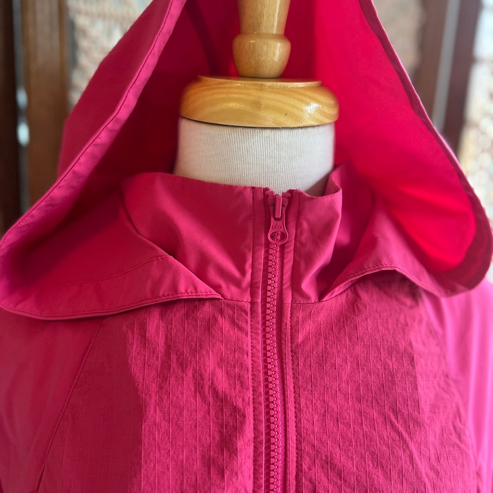 Alo Playmaker Women's Pink Summer Crush  Hooded Jacket - Picture 2 of 12